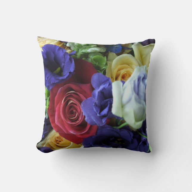 Cojín Decorativo Rosas de verano (Anverso)