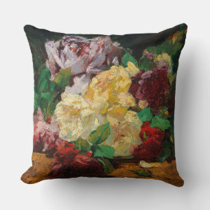 Cojín Decorativo Rosas de Vintage French Georges Jeannin
