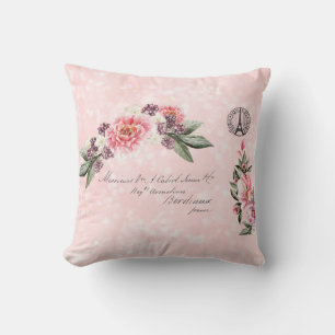Cojín Decorativo Rosas Deslucidas Dirección Francesa Paris Matasell