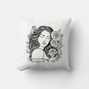 Cojín Decorativo Rosas elegantes