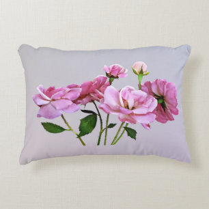 Cojín Decorativo Rosas en miniatura rosa