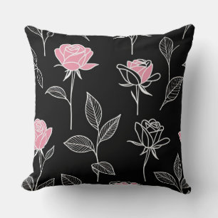 Cojín Decorativo Rosas estilizados