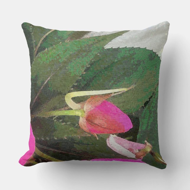 Cojín Decorativo Rosas fuertes (Anverso)