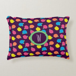 Cojín Decorativo Rosas Neon Accent Pillow