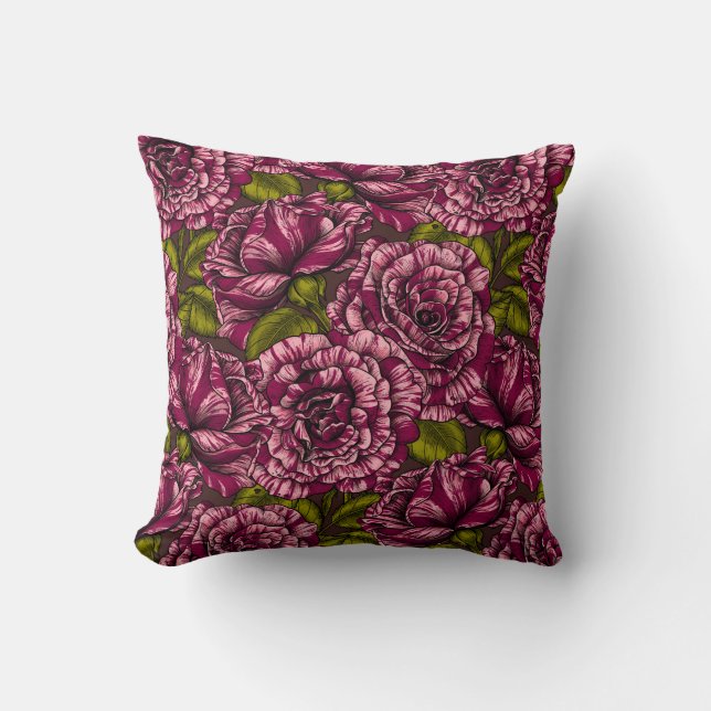 Cojín Decorativo Rosas para ti (Anverso)