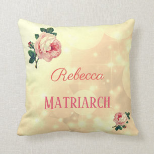 Cojín Decorativo Rosas personalizados Matriarca madre