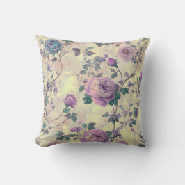 Cojín Decorativo Rosas Purpura