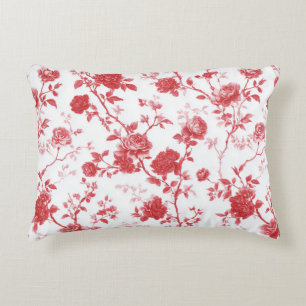 Cojín Decorativo Rosas Rojas Floral