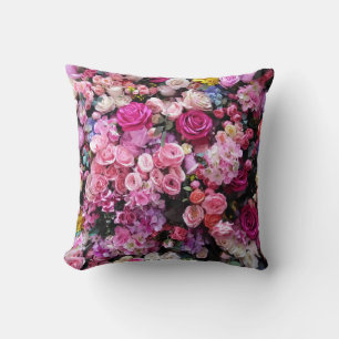COJÍN DECORATIVO ROSAS ROMÁNTICOS