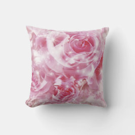 Cojín Decorativo Rosas rosa blandas