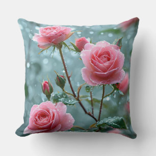 Cojín Decorativo Rosas rosadas