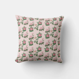 Cojín Decorativo Rosas rosadas florales shabby chic cottage core