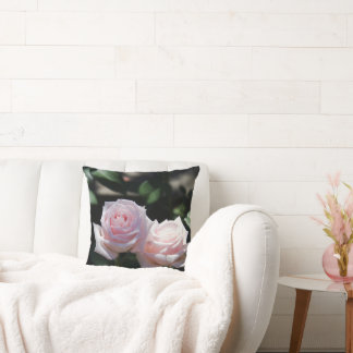 Cojín Decorativo Rosas rosadas Pastel