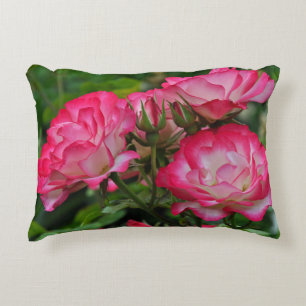 Cojín Decorativo Rosas rosas rosas y blancas