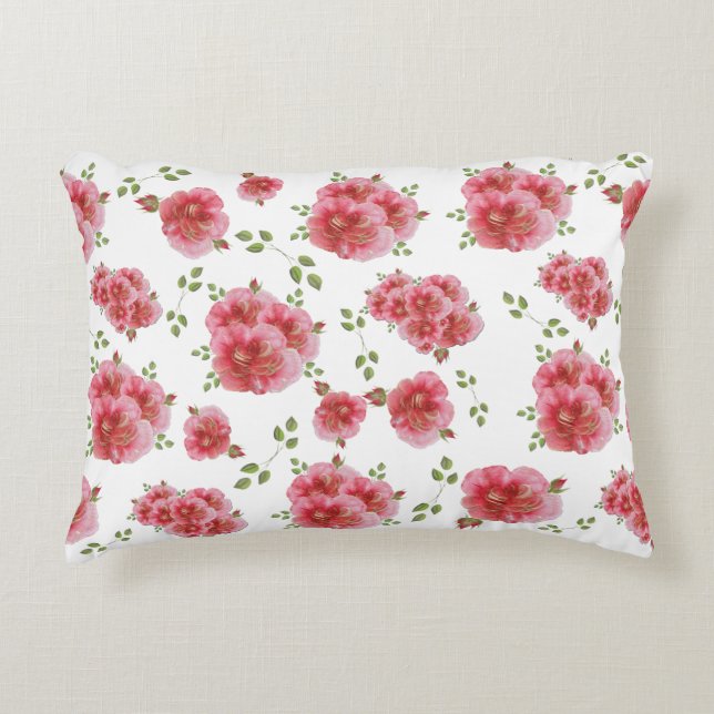 Cojín Decorativo Rose Bunches Pillow (Anverso)