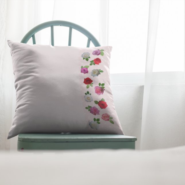 Cojín Decorativo Rose Garden Party Bridal Shower (Subido por el creador)