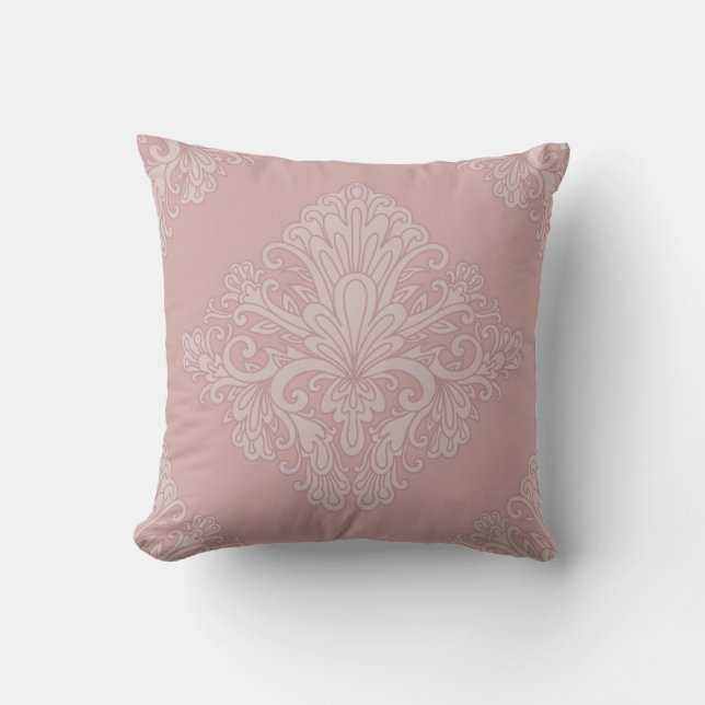 Cojín Decorativo Rose Gold Decorative Pattern, Elegant (Anverso)