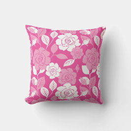 COJÍN DECORATIVO ROSE PATTERN (PINK)
