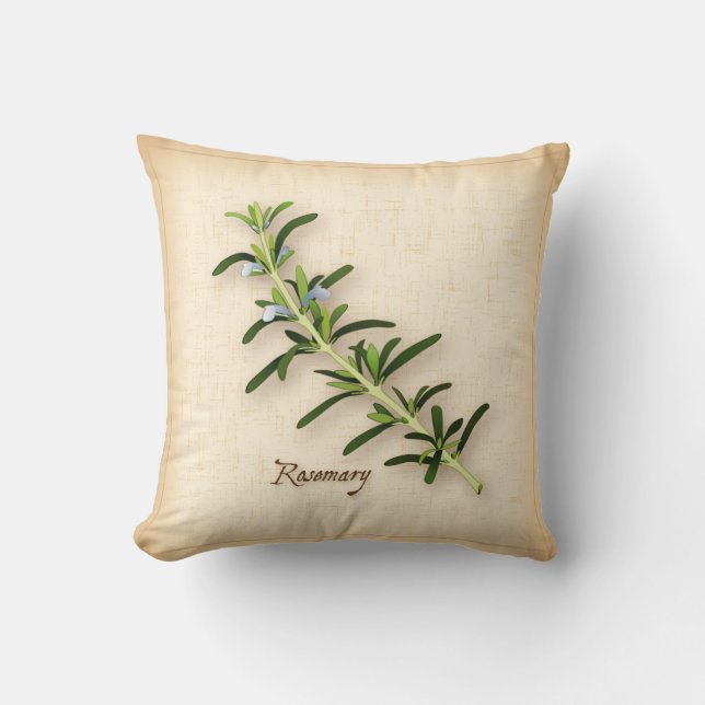 Cojín Decorativo Rosemary Herb (Anverso)