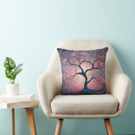 Cojín Decorativo Roses Grow Trees arte de IA
