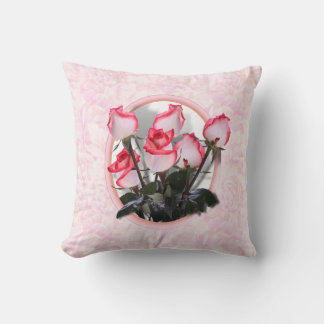 Cojín Decorativo Roses rosados de bonito