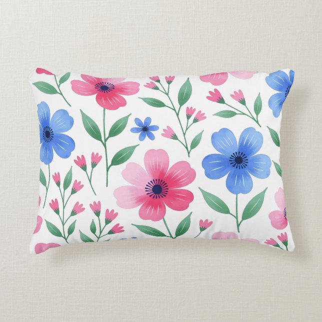 Cojín Decorativo  Rosewater Bloom Delight (Anverso)