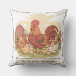 Cojín Decorativo roster in the farm quote