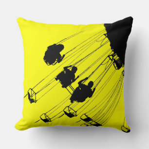 Cojín Decorativo Rotonda de Swing - Amarillo