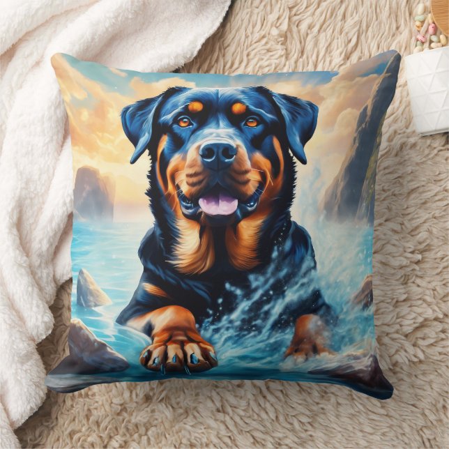Cojín decorativo Rottweiler (Manta)
