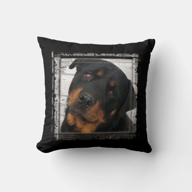 Cojín decorativo Rottweiler (Anverso)