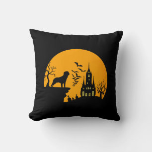 Cojín Decorativo Rottweiler Halloween