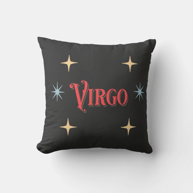 Cojín Decorativo Rótulo Astrológico Virgo (Anverso)