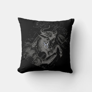 Cojín Decorativo Rótulo cromado como Taurus en Hevelius