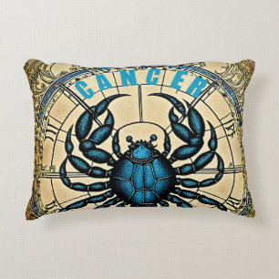 Cojín Decorativo Rótulo de astrología del cáncer