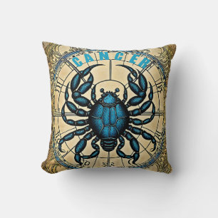 Cojín Decorativo Rótulo de astrología del cáncer
