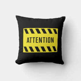 Cojín Decorativo Rótulo de atención