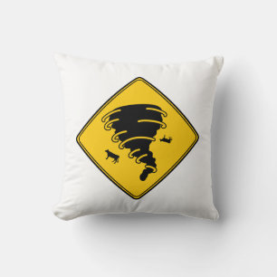 Cojín Decorativo Rótulo de carretera - Tornado