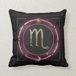 Cojín Decorativo Rótulo del zodiaco del escorpión