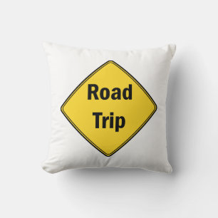 Cojín Decorativo Rótulo por carretera - Viaje por carretera