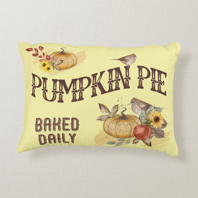 COJÍN DECORATIVO RÓTULO PUMPKIN PIE (Reverso)