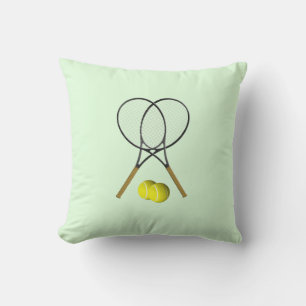 Cojín Decorativo Rótulos de tenis verdes