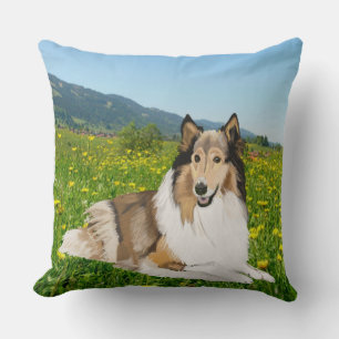Cojín Decorativo Rough Collie, Long Haired Collie
