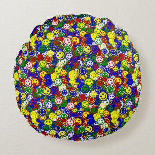 Cojín decorativo ROUND-AZUL