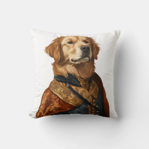 Cojín Decorativo Rover Renacimiento � Perro de Arte Clásico