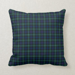 Cojín Decorativo Royal Blue and Green Mackenzie Clan Escocia Plaid