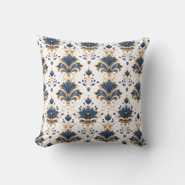 Cojín Decorativo Royal Sapphire Elegance Princescore (Anverso)