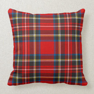 Cojín Decorativo Royal Stewart Tartan Plaid Scottish Pattern