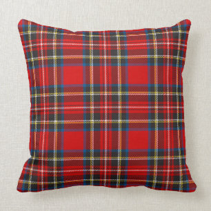 Cojín Decorativo Royal Stewart Tartan Plaid Scottish Pattern