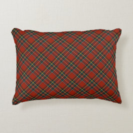 Cojín Decorativo Royal Stewart Tartan Red and Blue Scottish Plaid