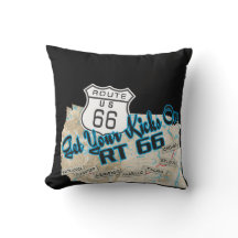 rt 66 get your kicks pillow 26